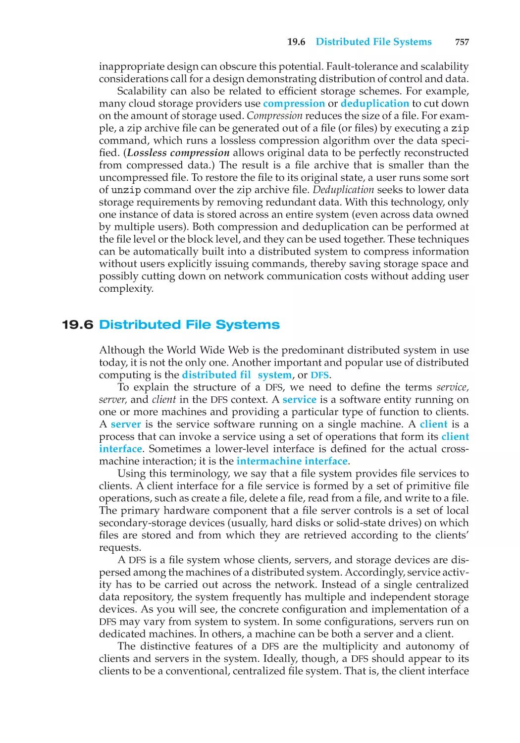 19.6 Distributed File Systems