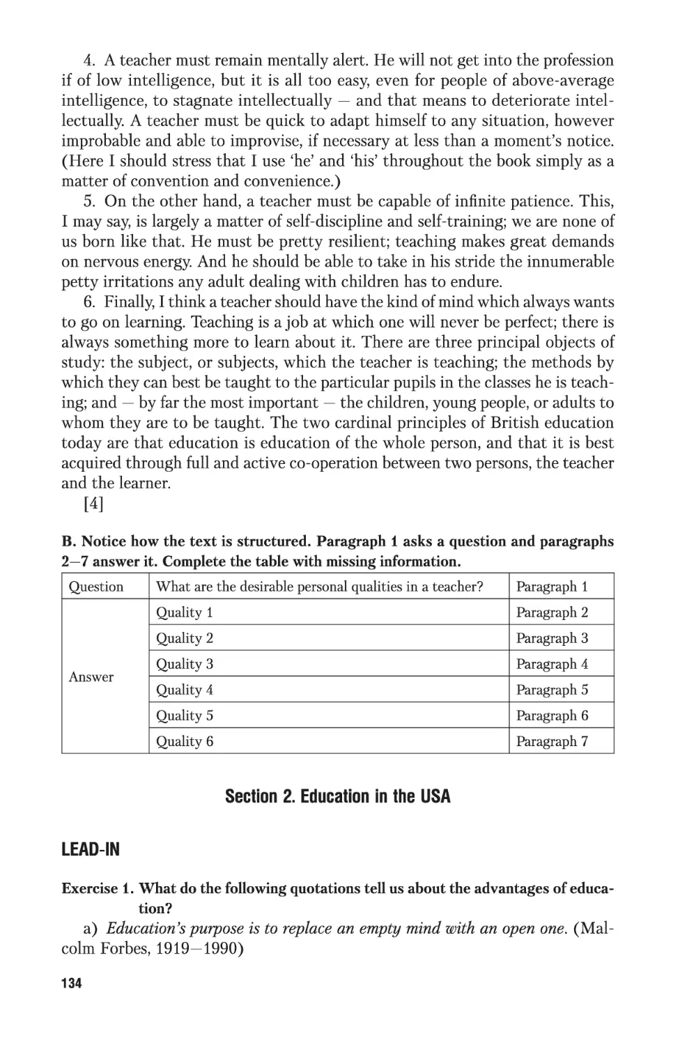 Section 2. Education in the USA