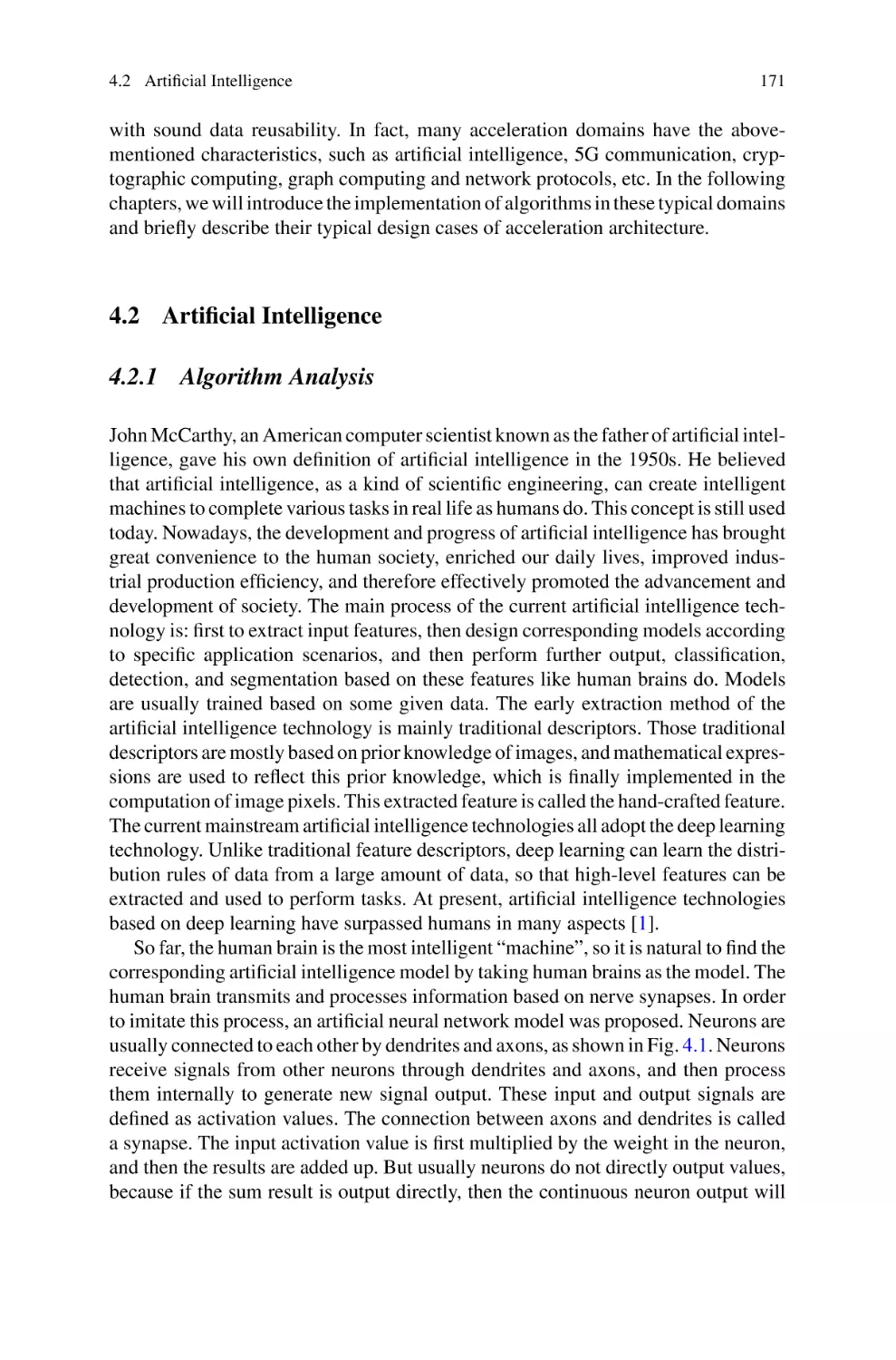 4.2 Artificial Intelligence
4.2.1 Algorithm Analysis