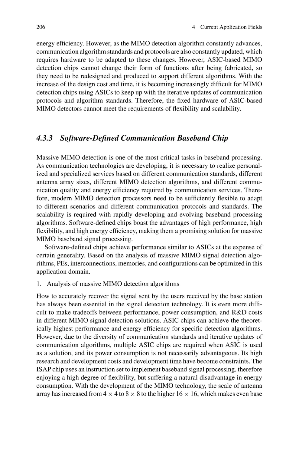 4.3.3 Software-Defined Communication Baseband Chip