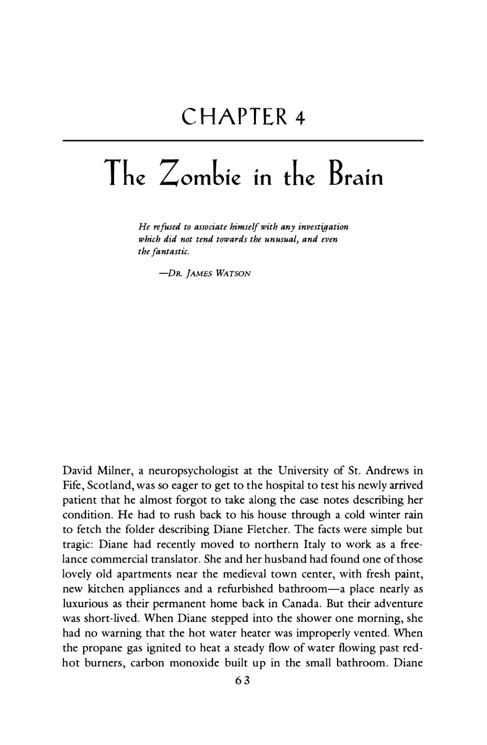 Chapter 4: The Zombie in the Brain