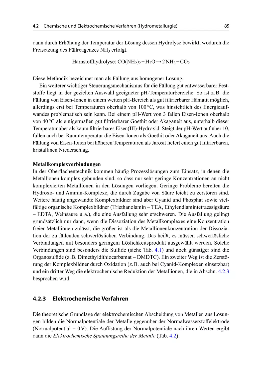 4.2.3 Elektrochemische Verfahren