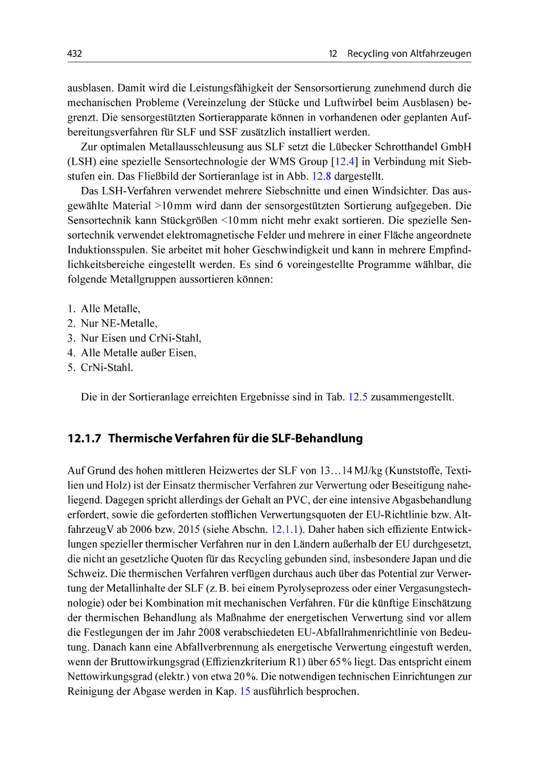 12.1.7 Thermische Verfahren für die SLF-Behandlung