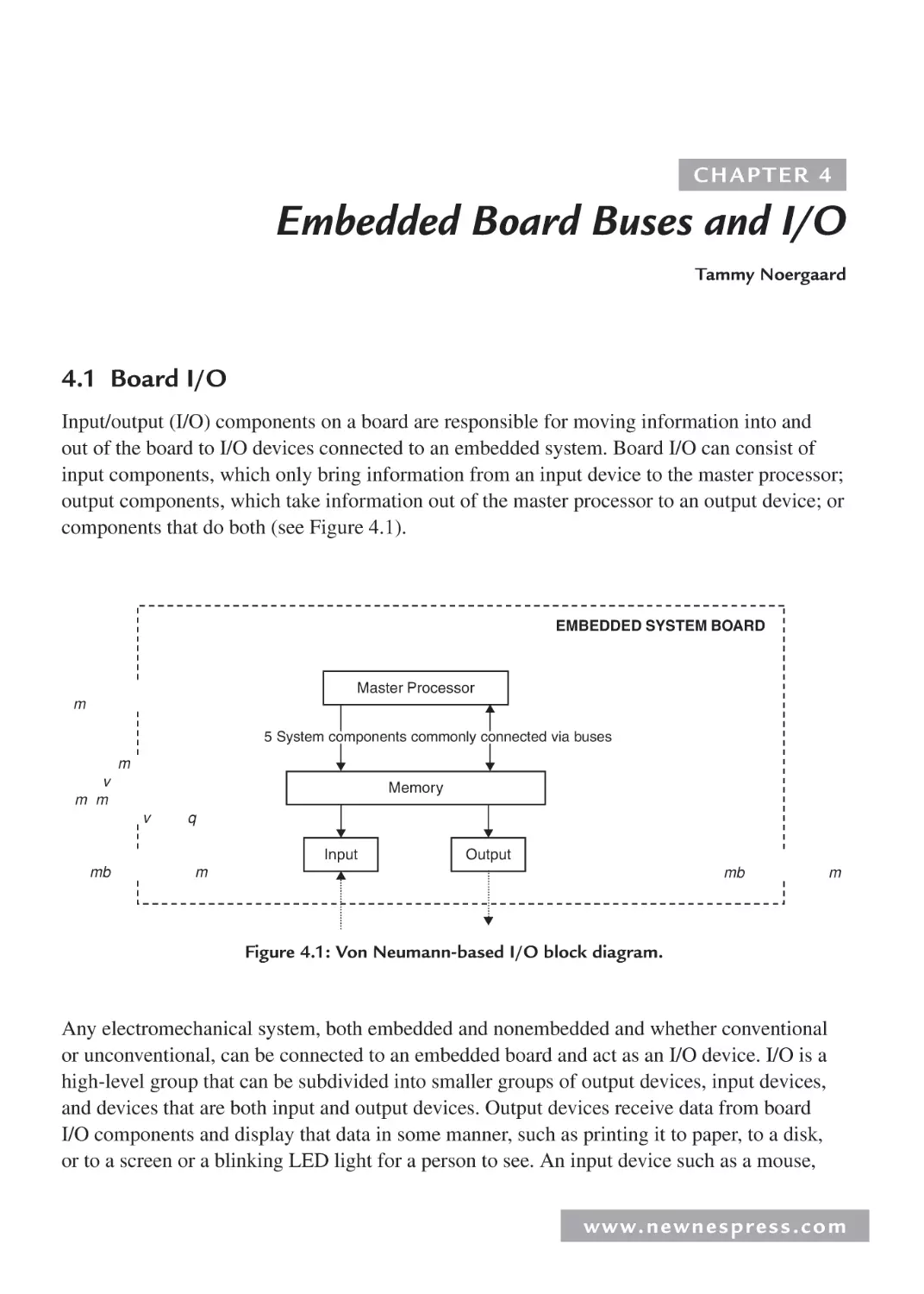 4 Embedded Board Buses and I/O
4.1 Board I/O