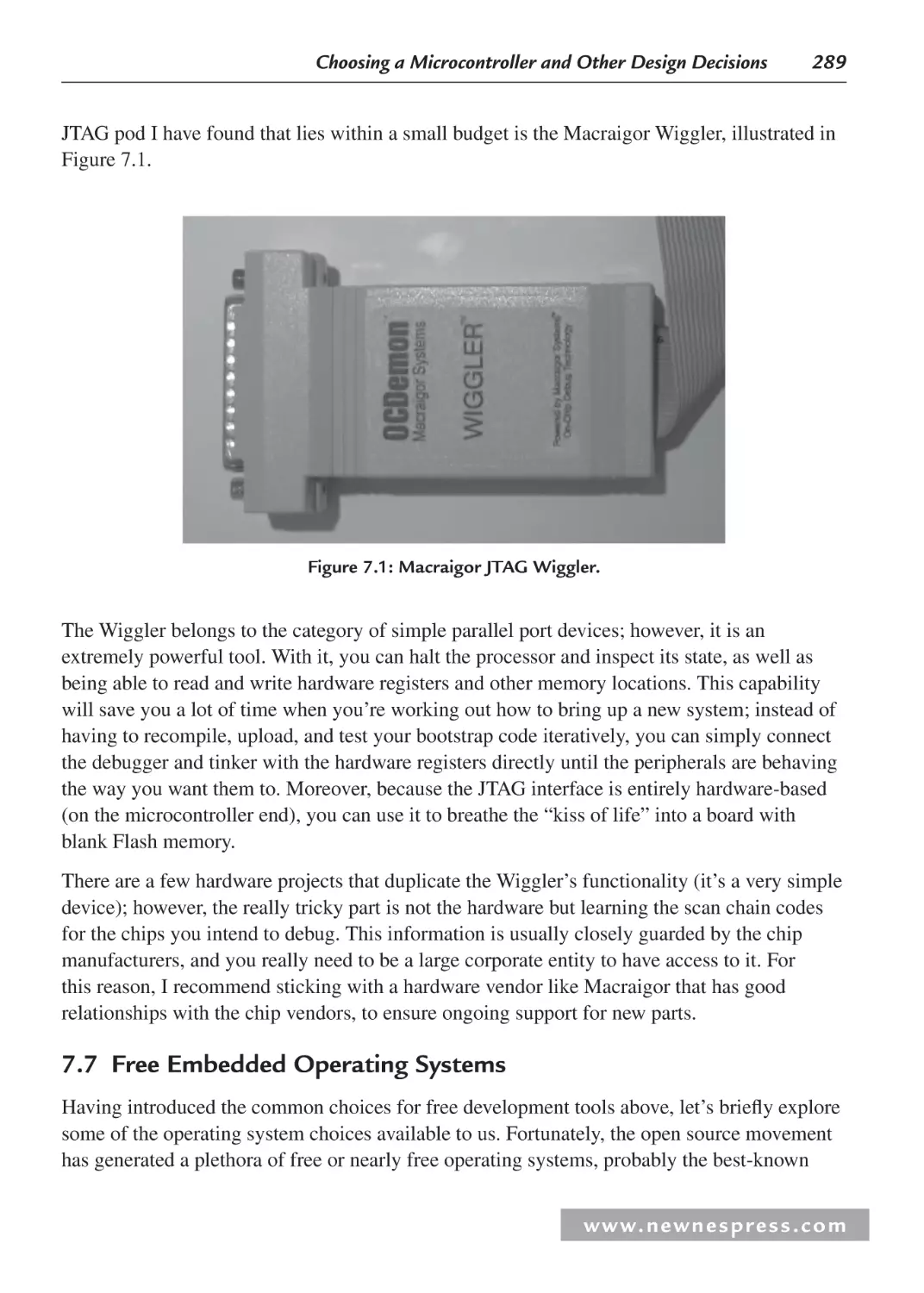 7.7 Free Embedded Operating Systems
