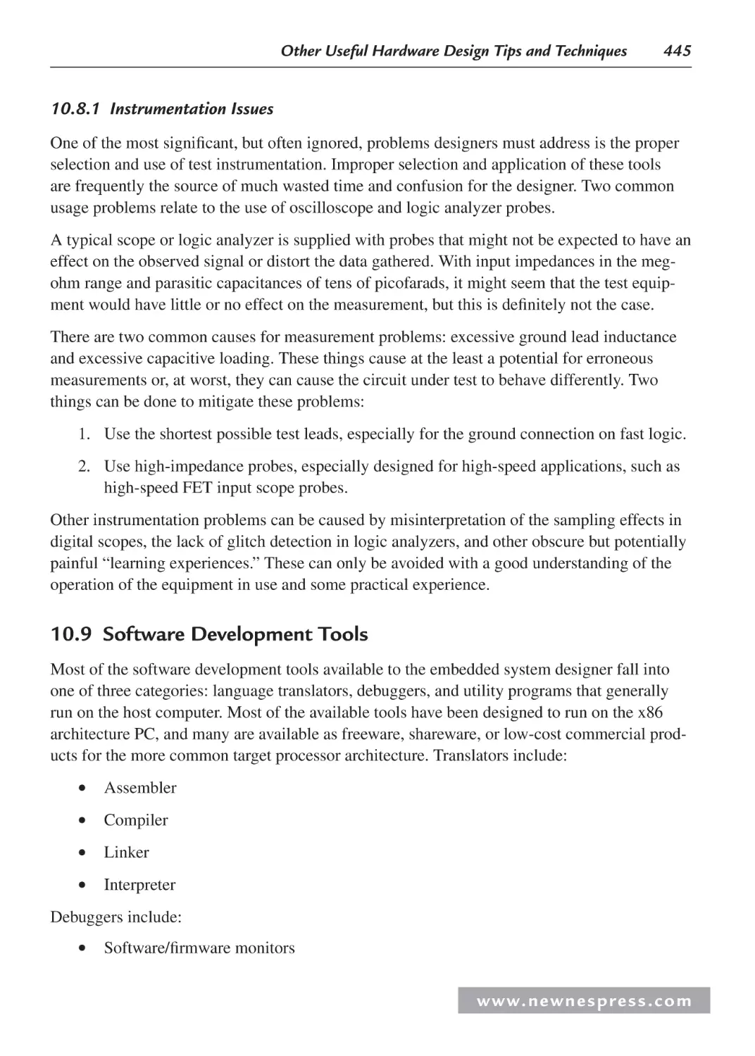10.9 Software Development Tools