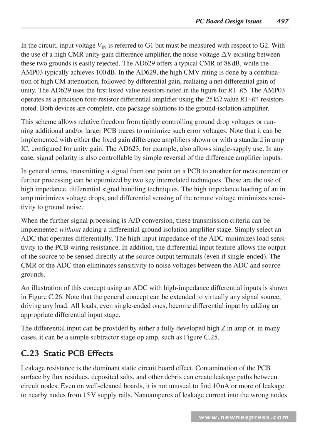 C.23 Static PCB Effects