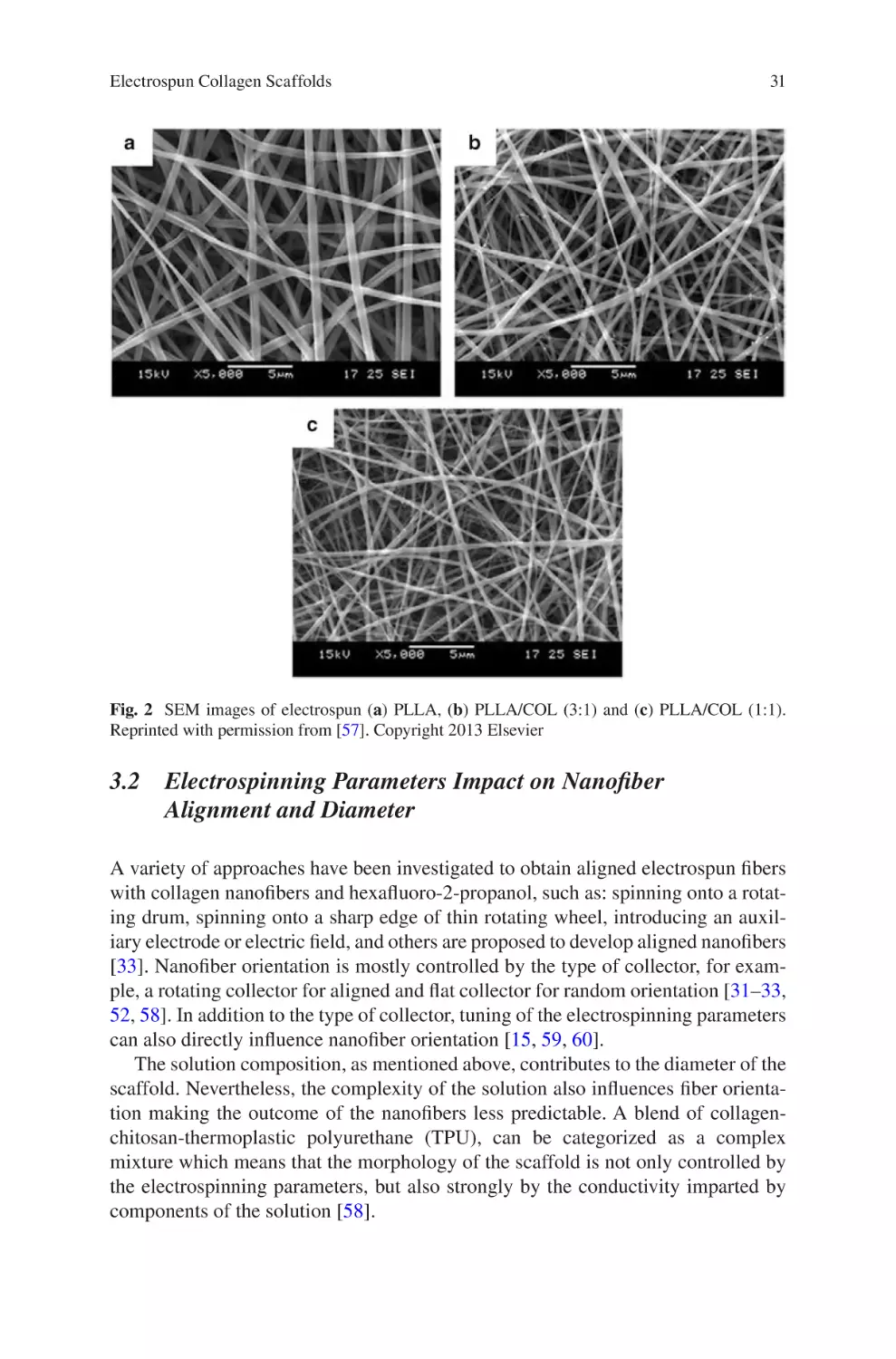3.2 Electrospinning Parameters Impact on Nanofiber Alignment and Diameter