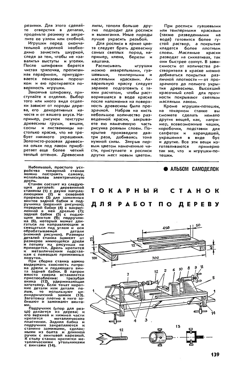 [Альбом самоделок] — Токарный станок для работ по дереву