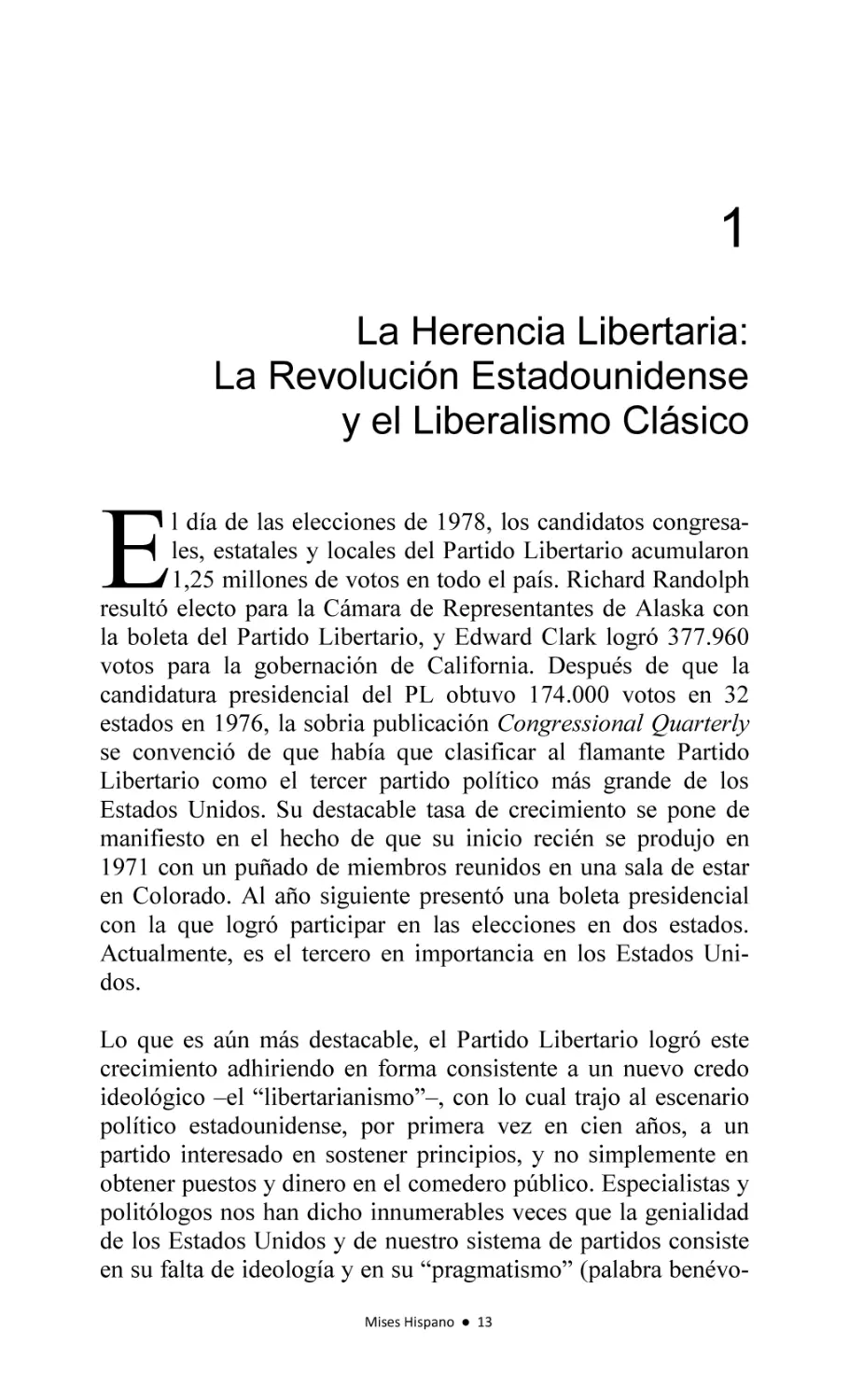 1.- La Herencia Libertaria