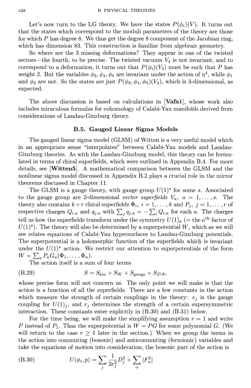 B.5. Gauged Linear Sigma Models