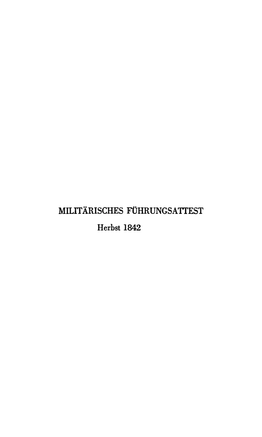 Militärisches Führungsattest