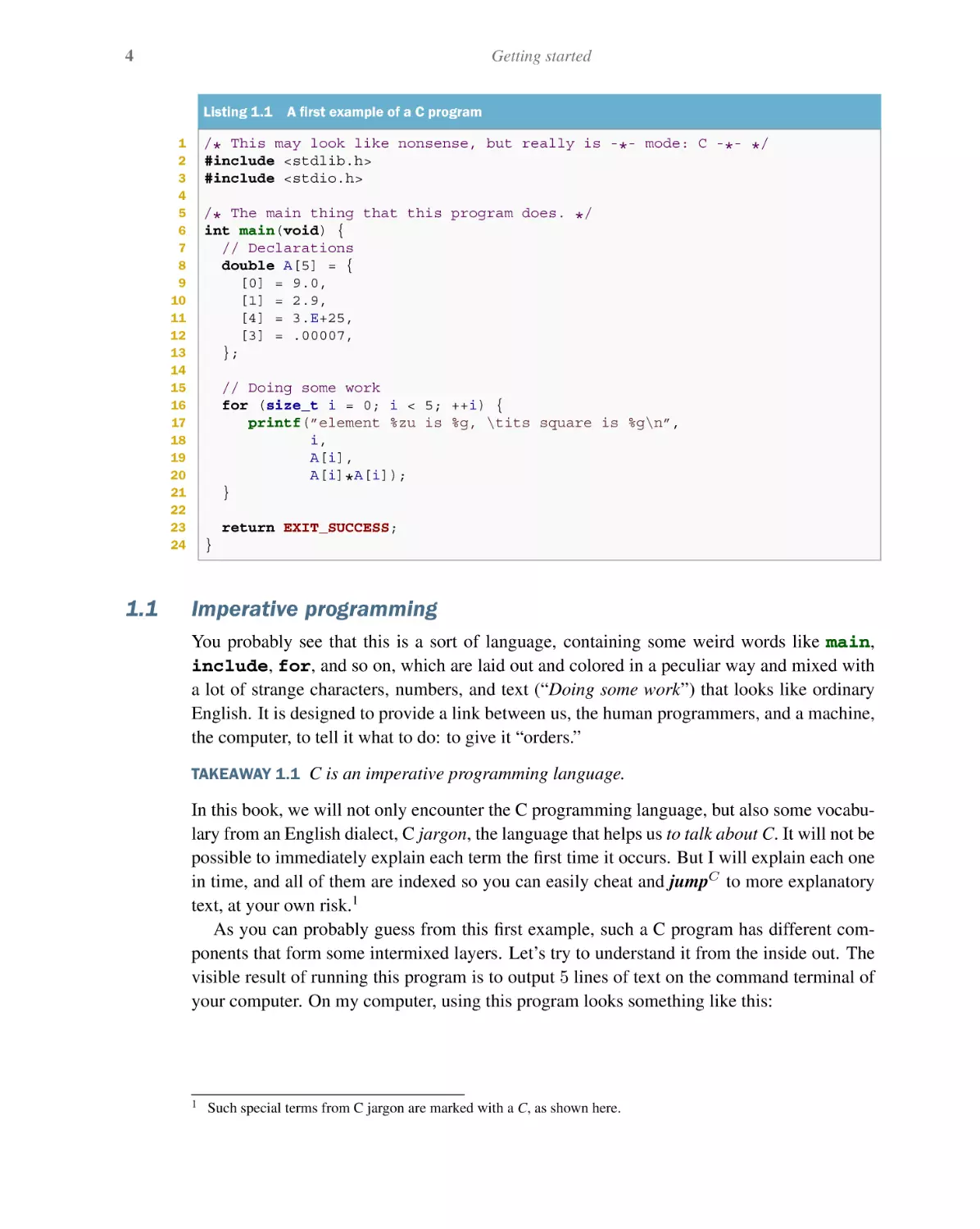 1.1 Imperative programming