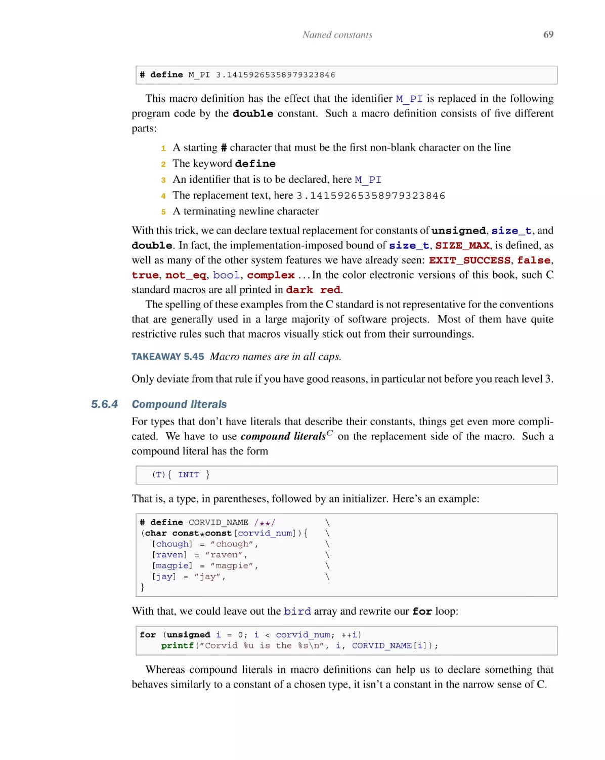 5.6.4 Compound literals