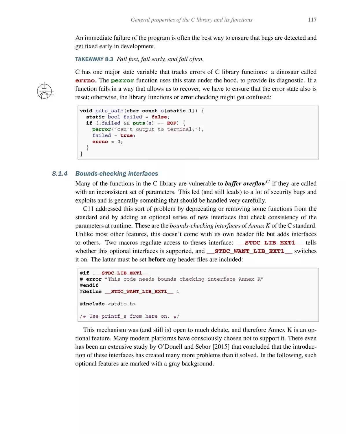 8.1.4 Bounds-checking interfaces