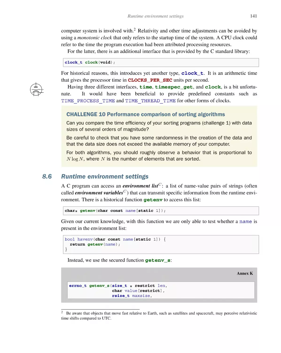 8.6 Runtime environment settings