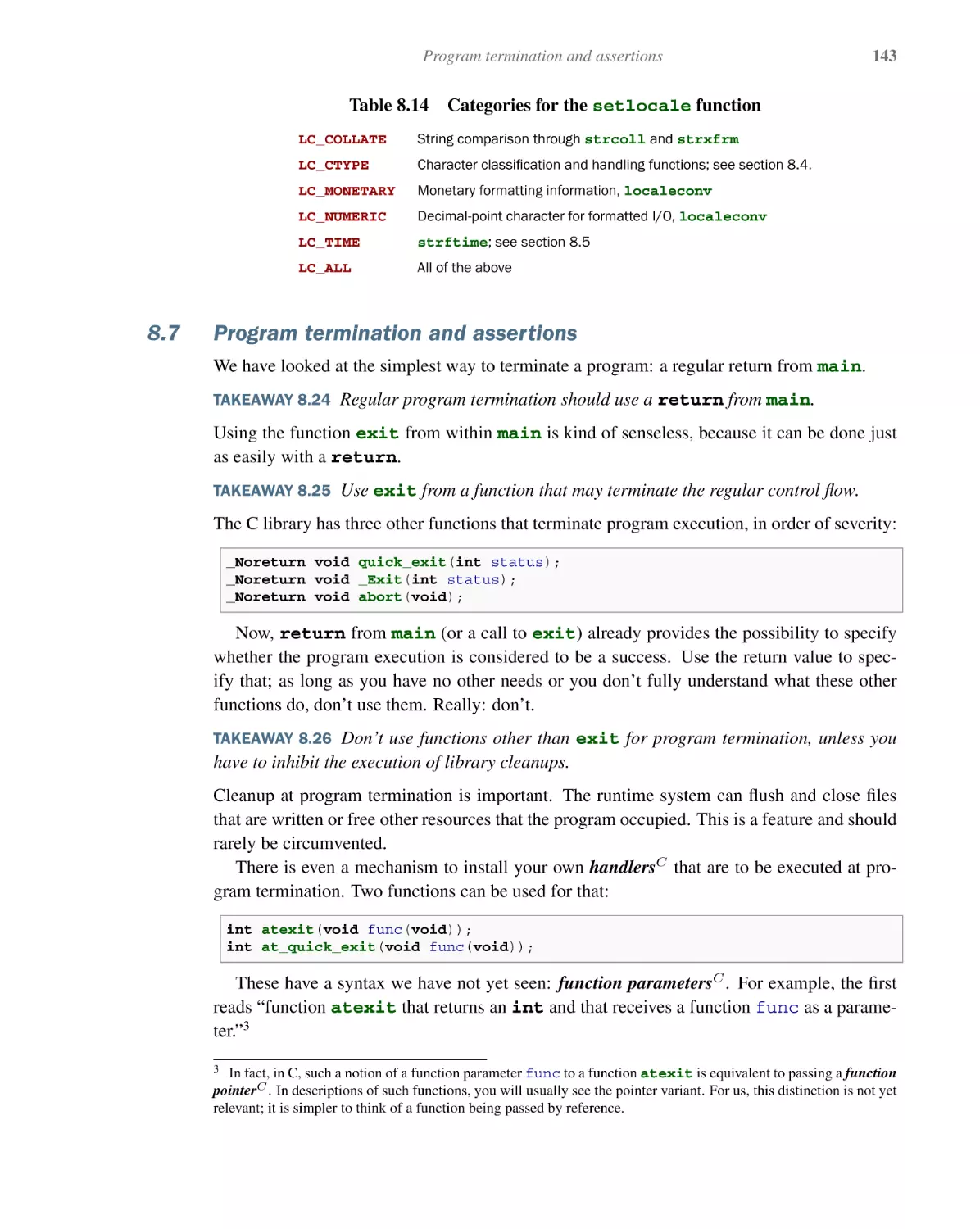 8.7 Program termination and assertions