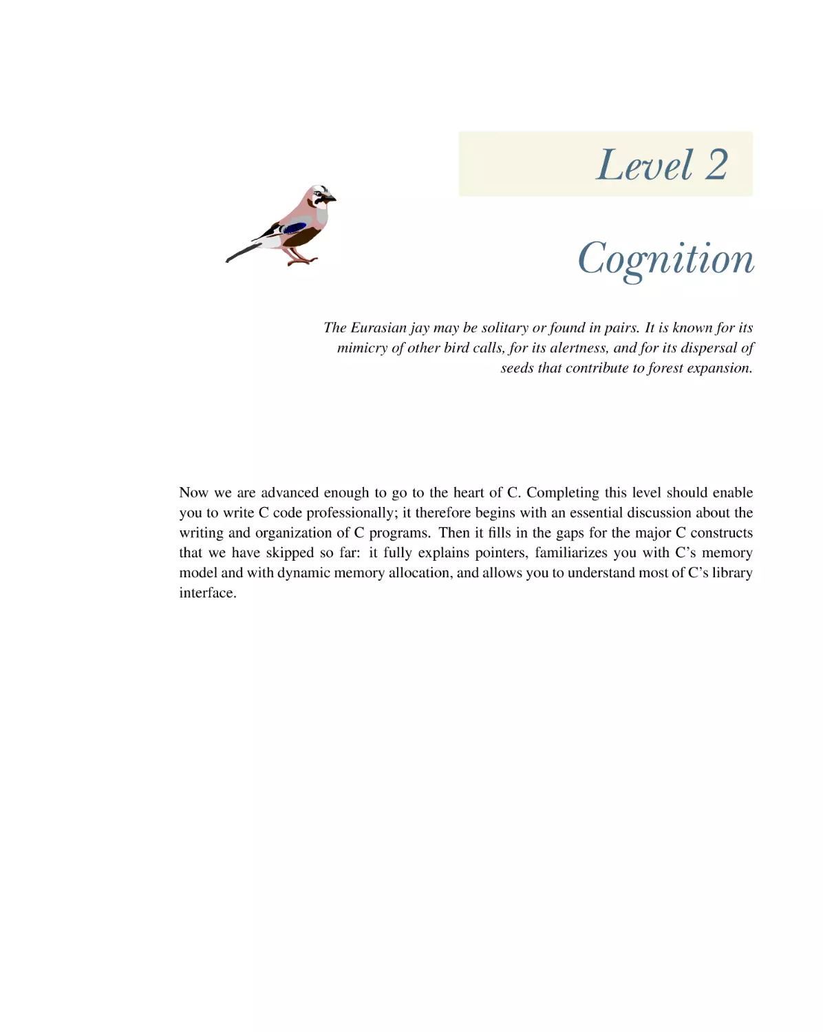 Level 2 Cognition