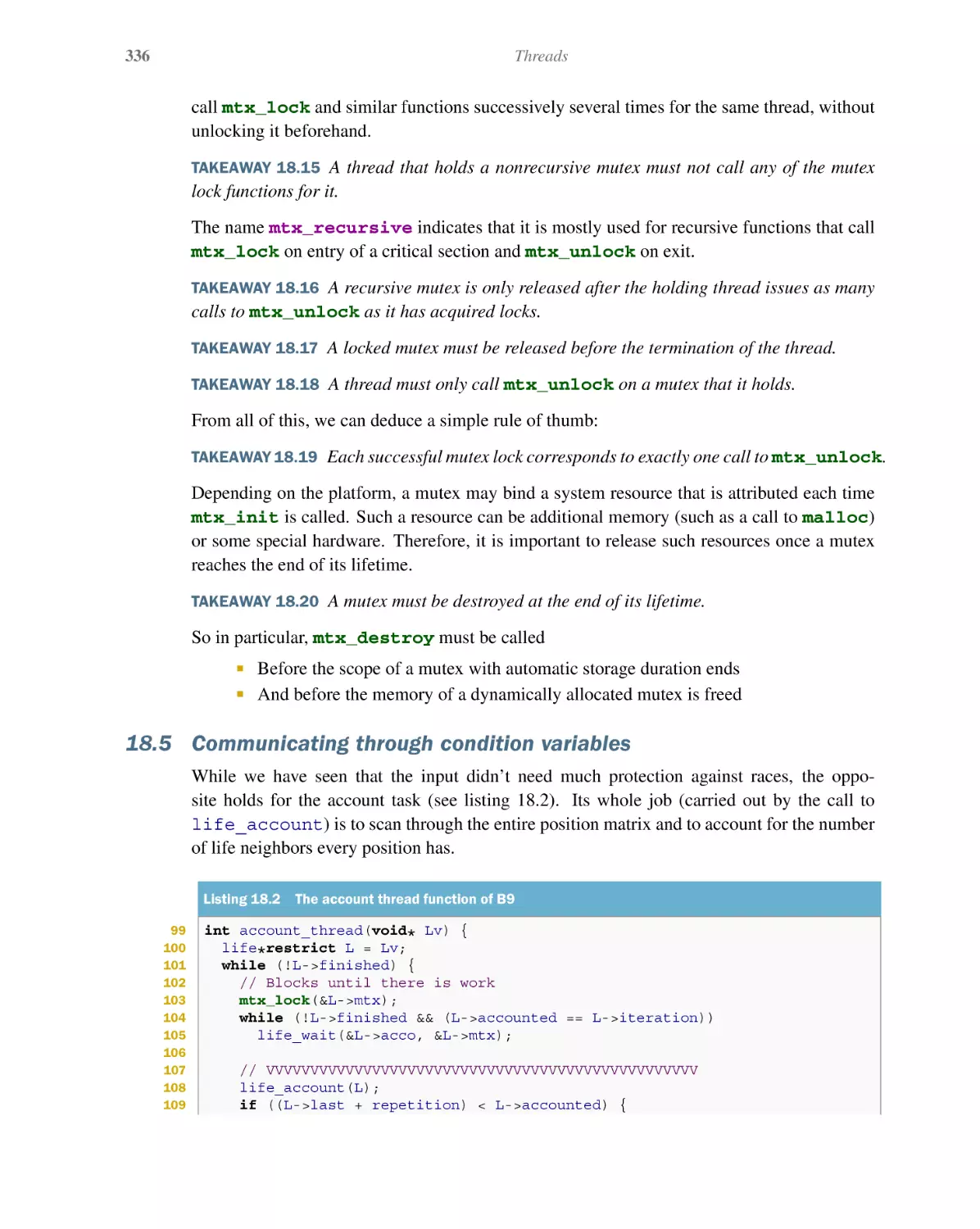 18.5 Communicating through condition variables