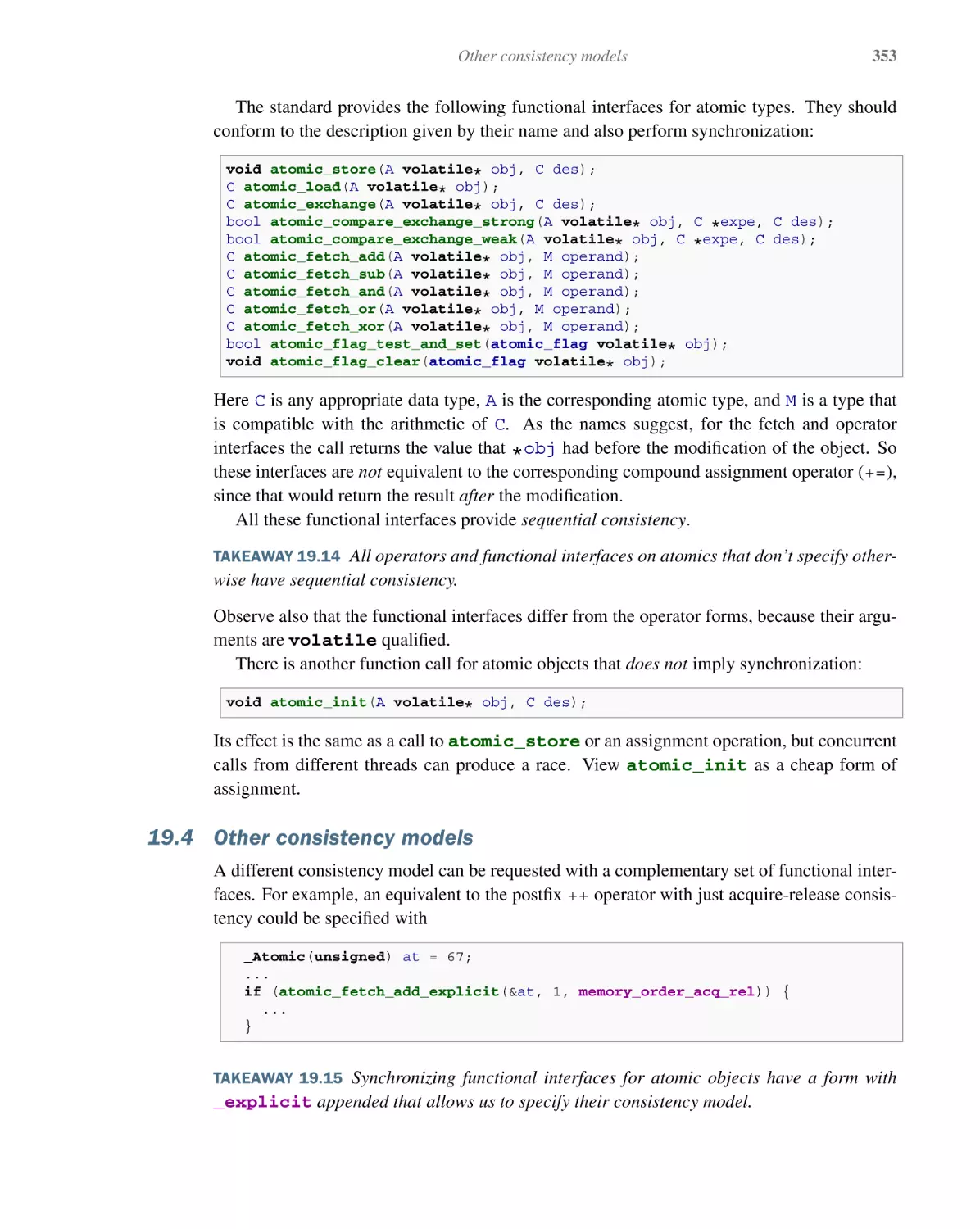 19.4 Other consistency models