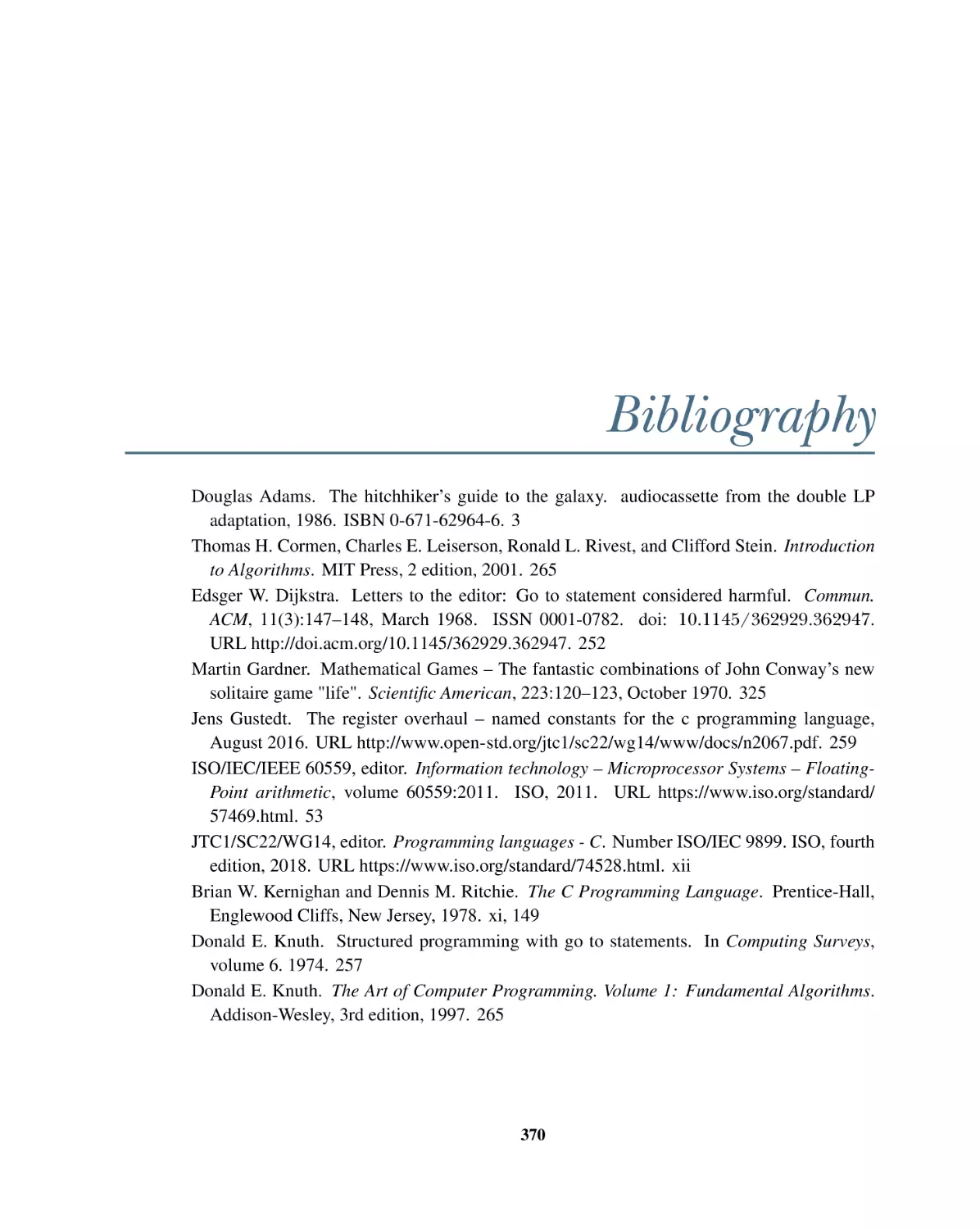 Bibliography