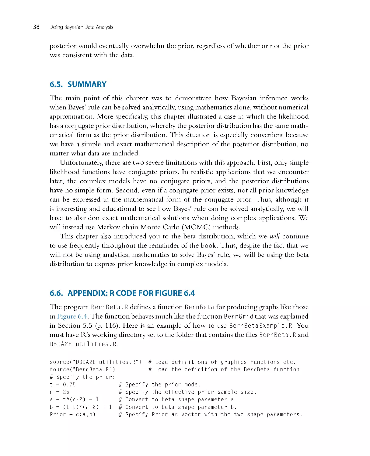 Summary
Appendix: R Code for Figure 6.4