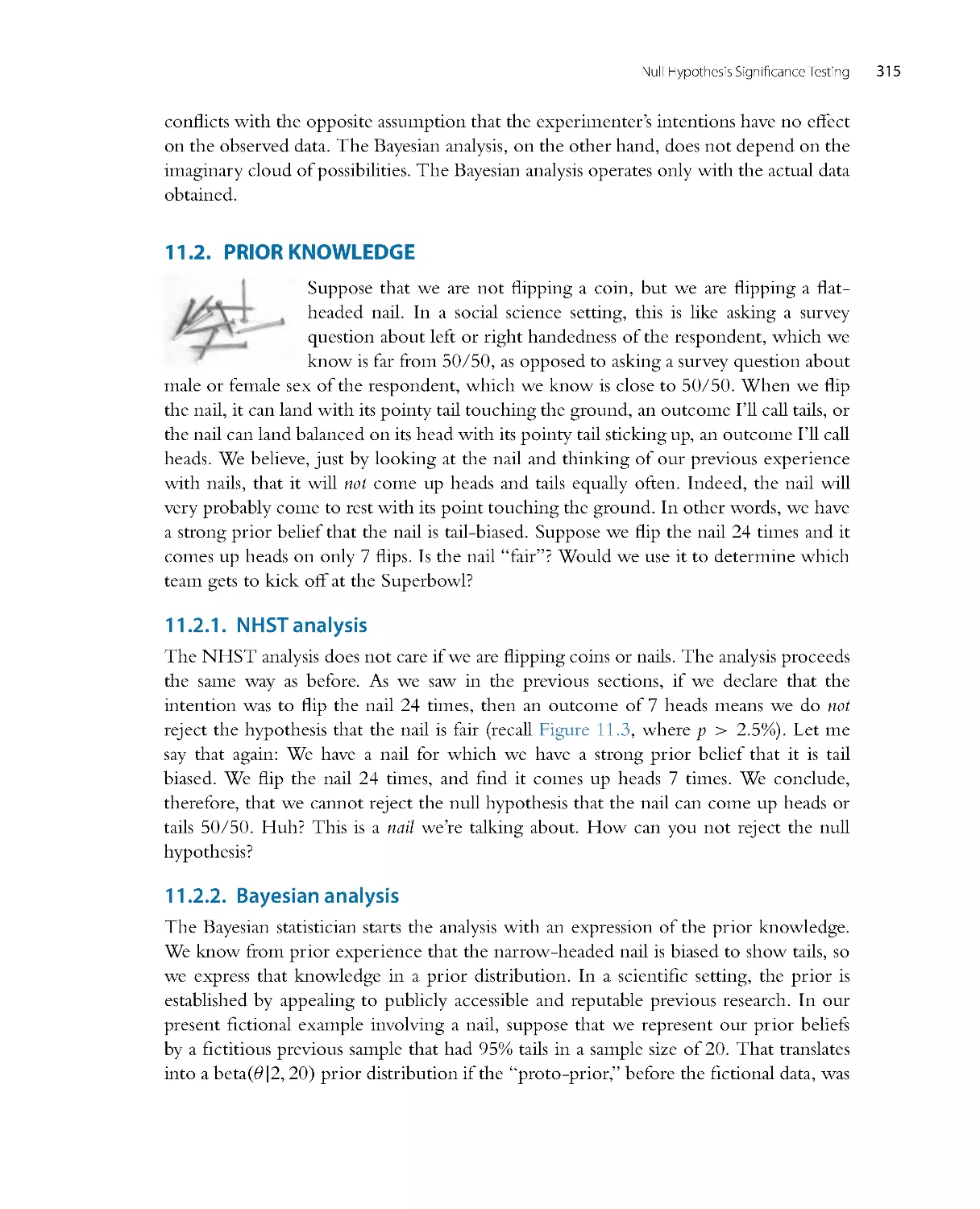 Prior Knowledge
Bayesian analysis