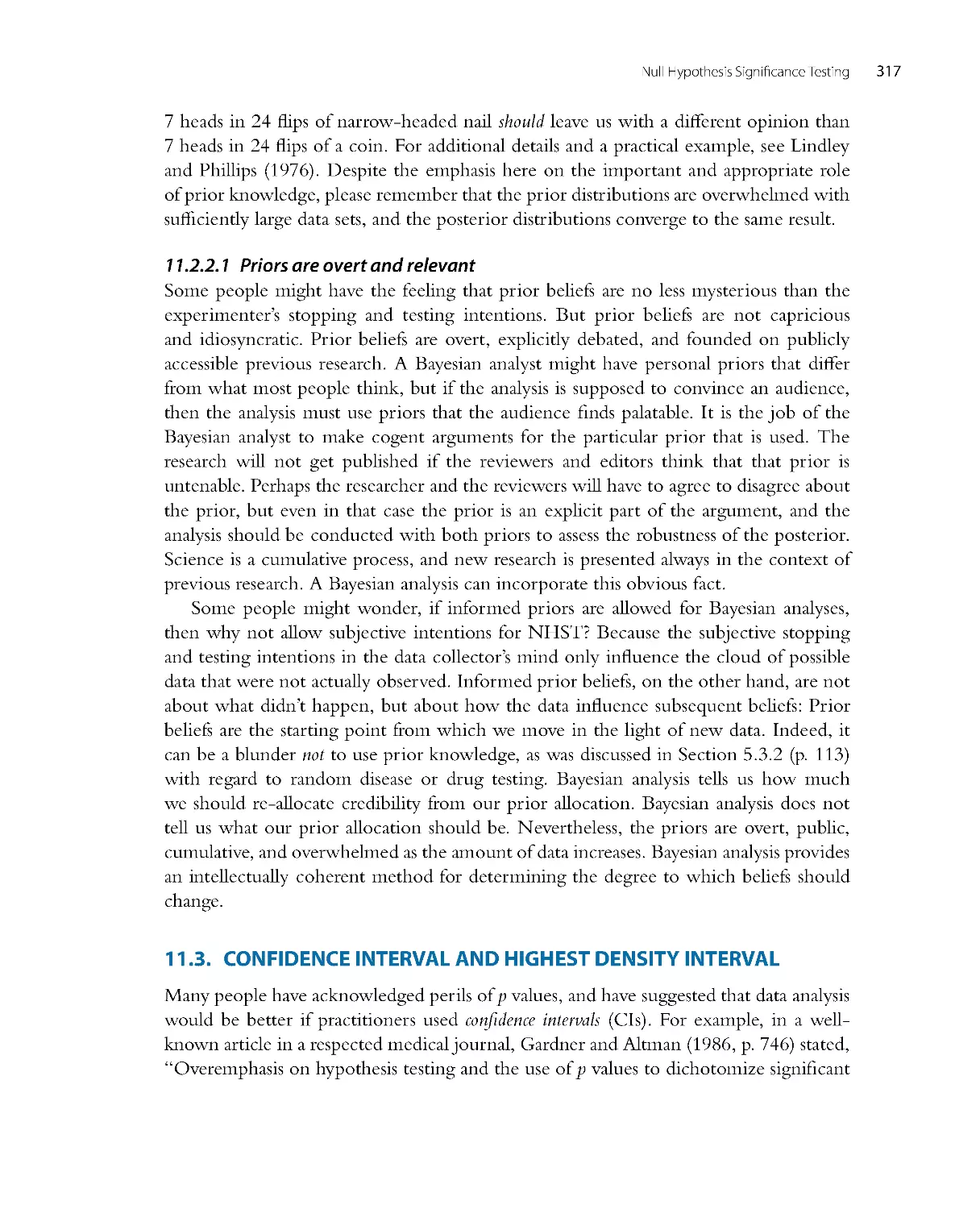 Confidence Interval and Highest Density Interval