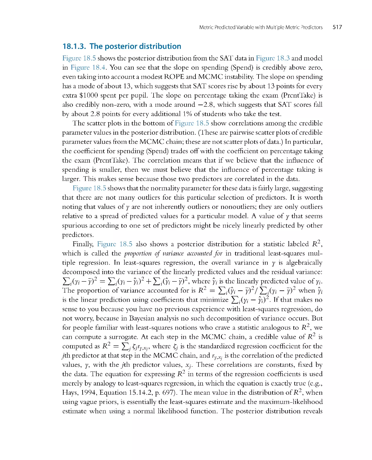 The posterior distribution