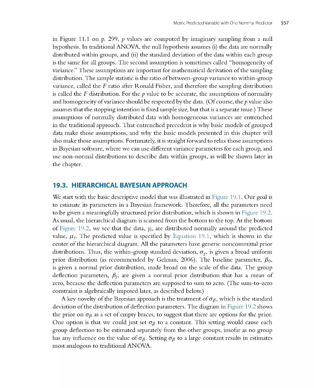 Hierarchical Bayesian Approach