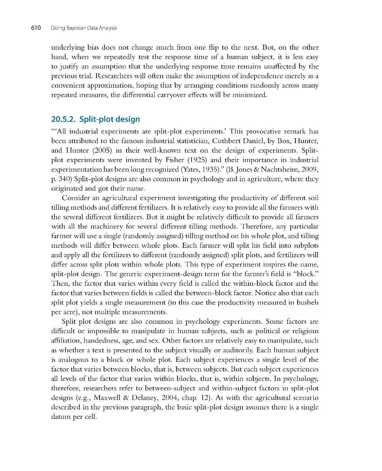 Split-plot design