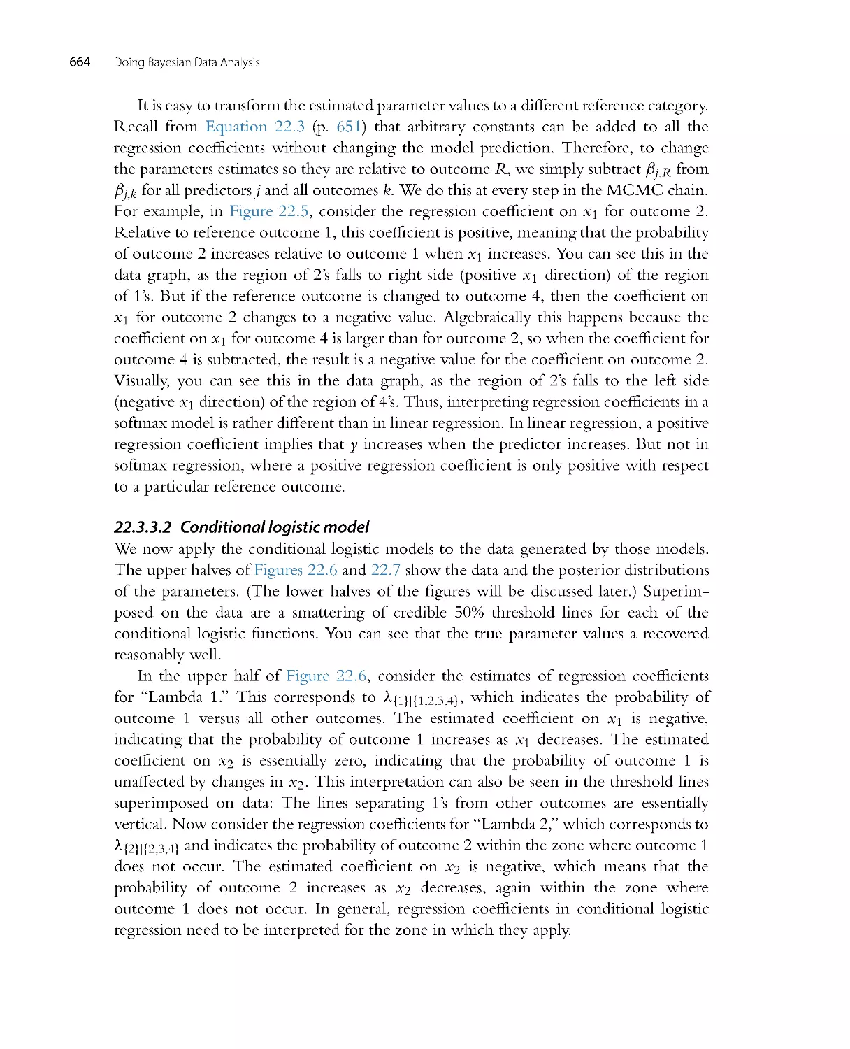 Conditional logistic model