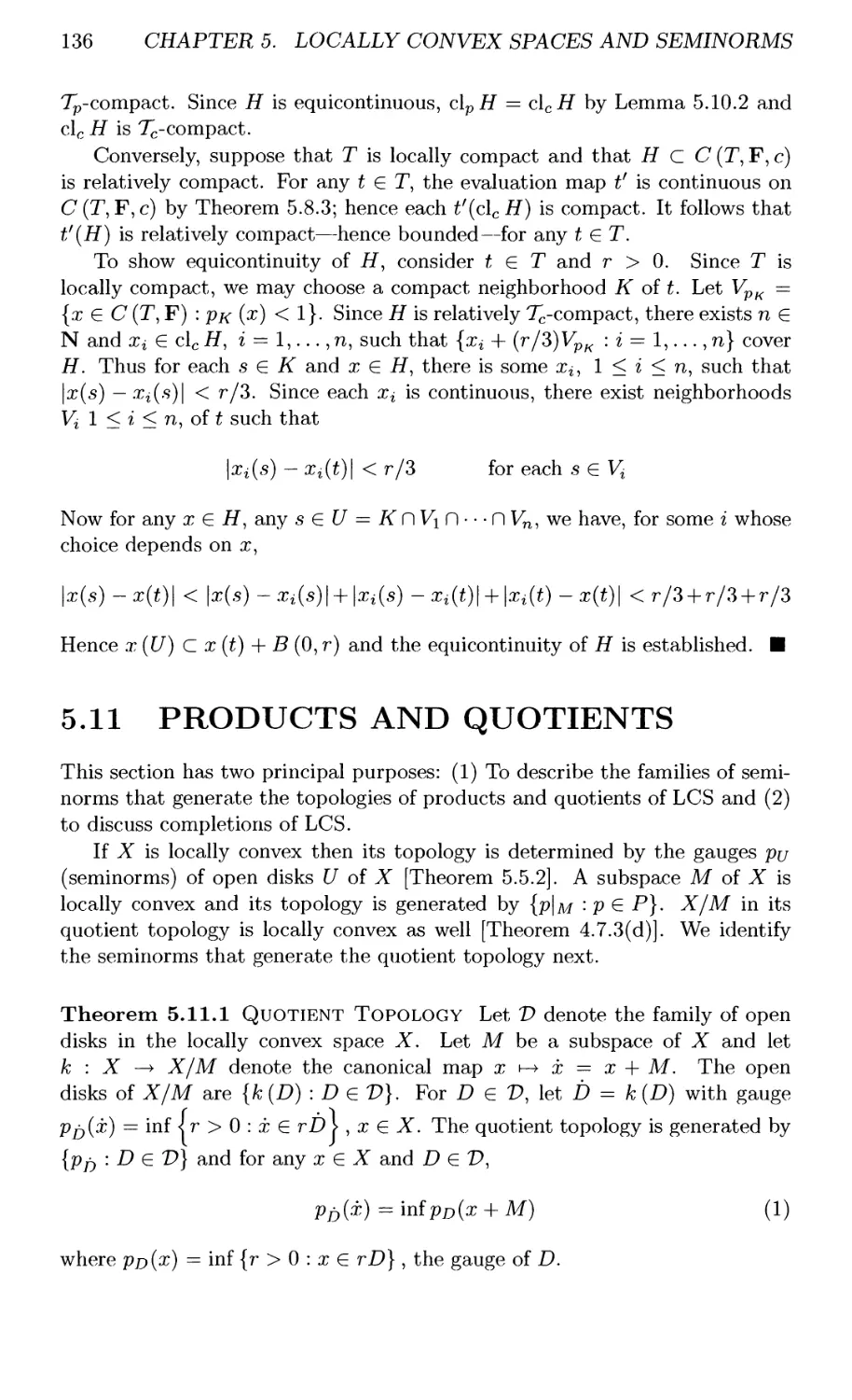 5.11 PRODUCTS AND QUOTIENTS