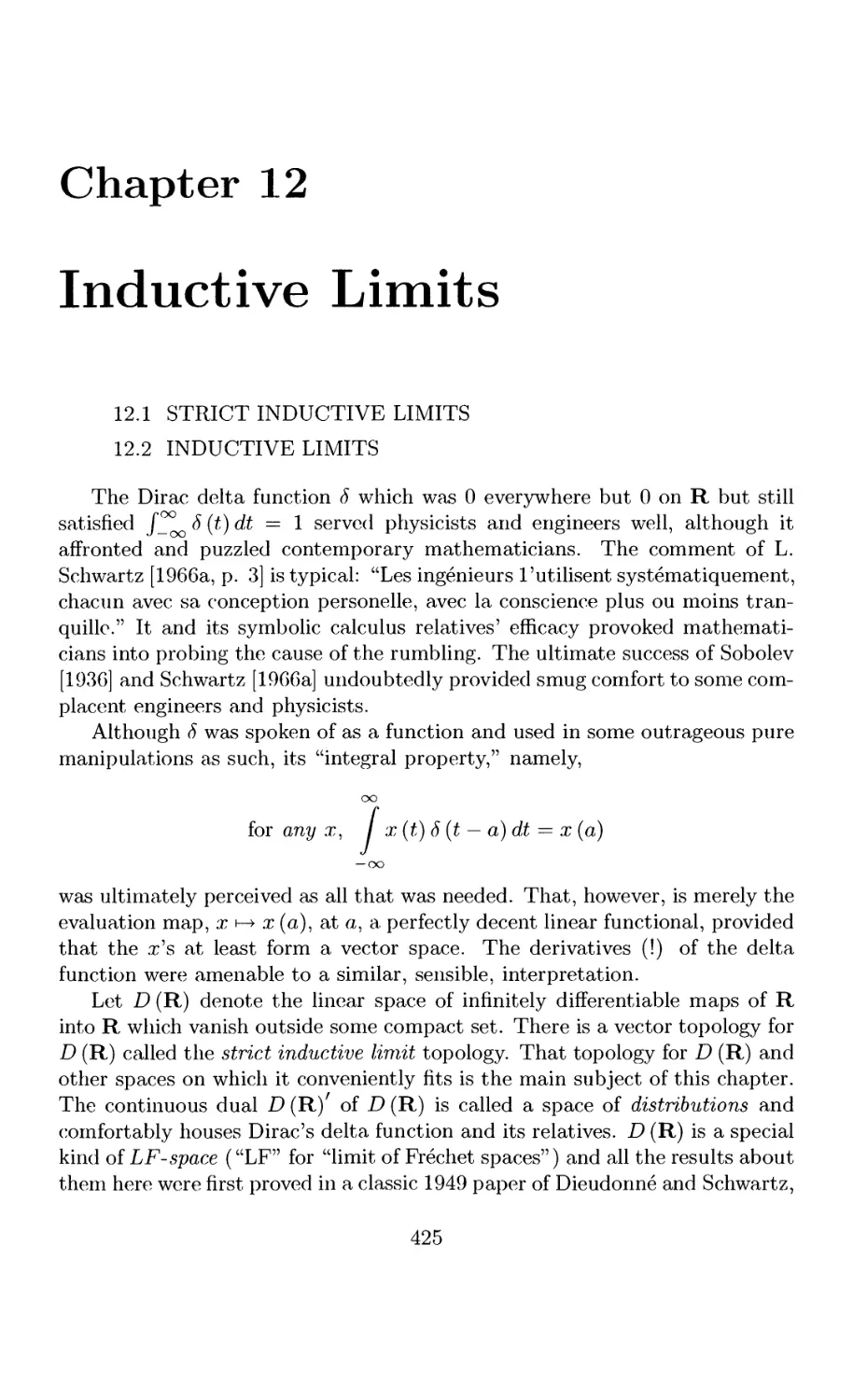 12 Inductive Limits
