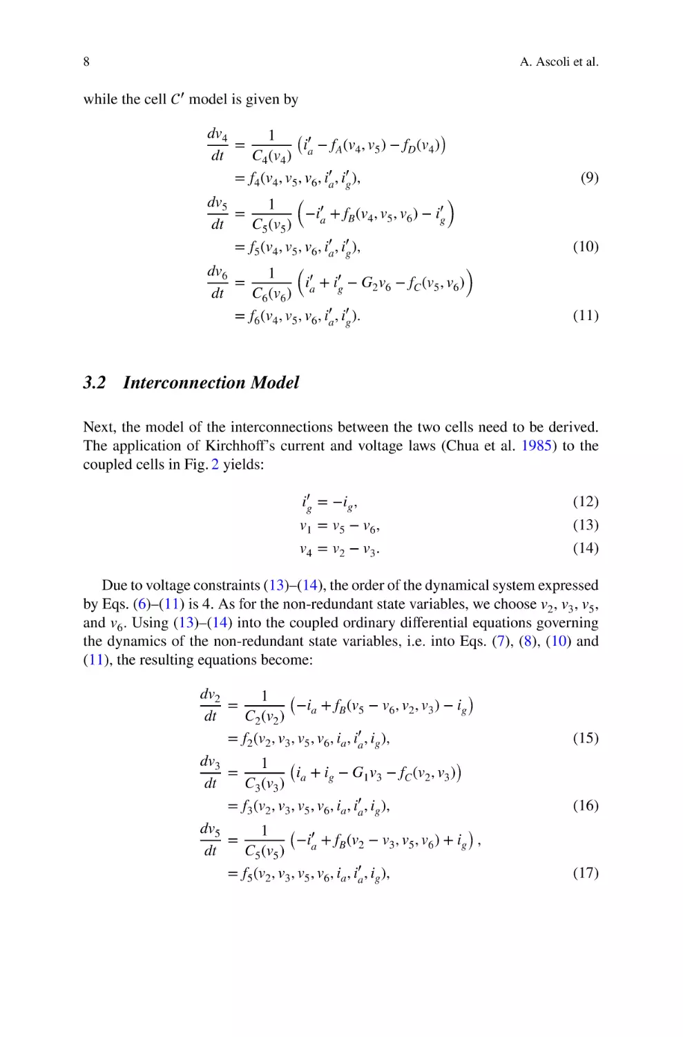 3.2 Interconnection Model