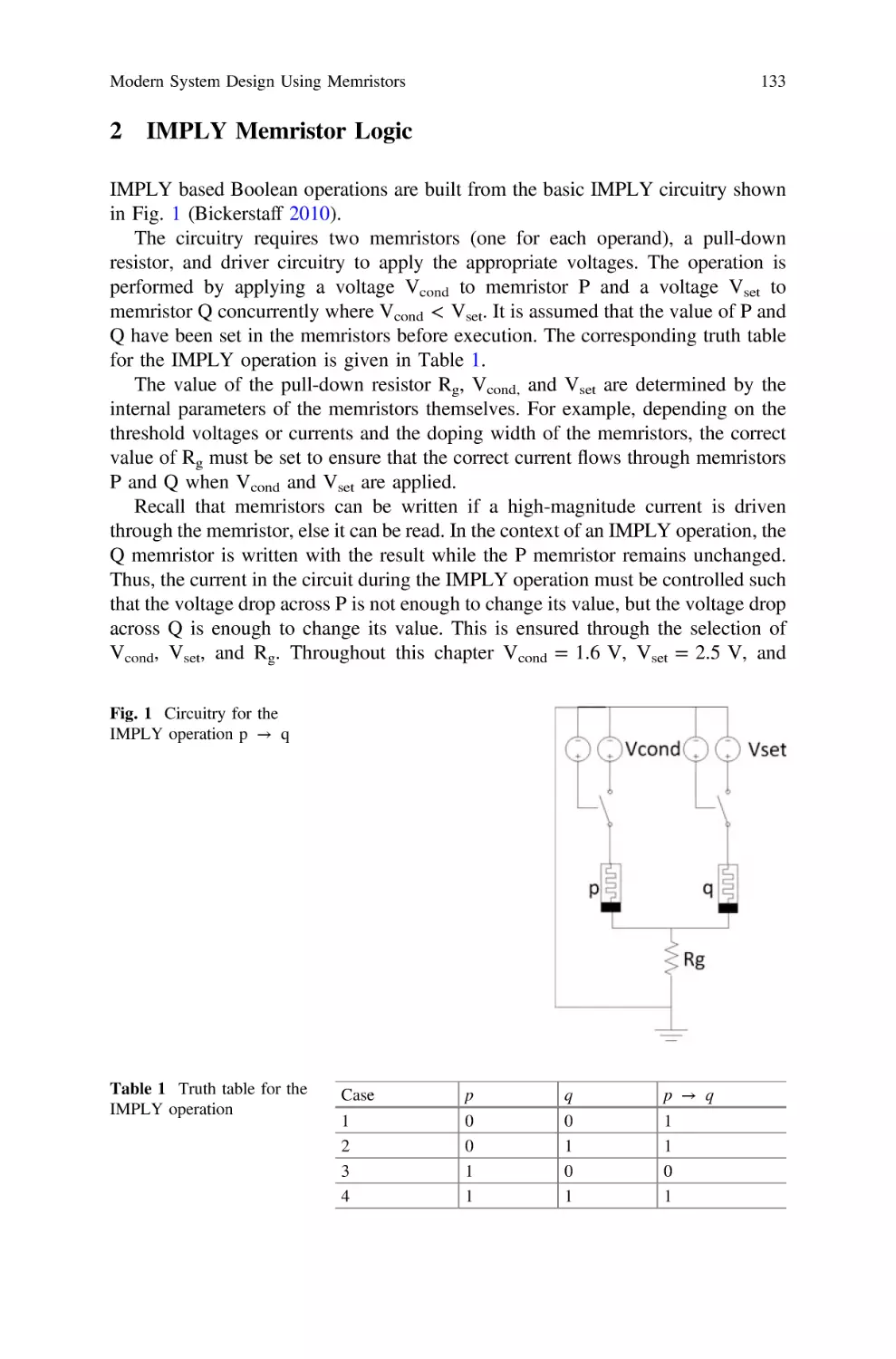 2 IMPLY Memristor Logic