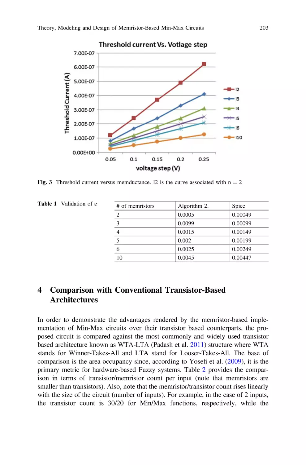 4 Comparison with Conventional Transistor-Based Architectures