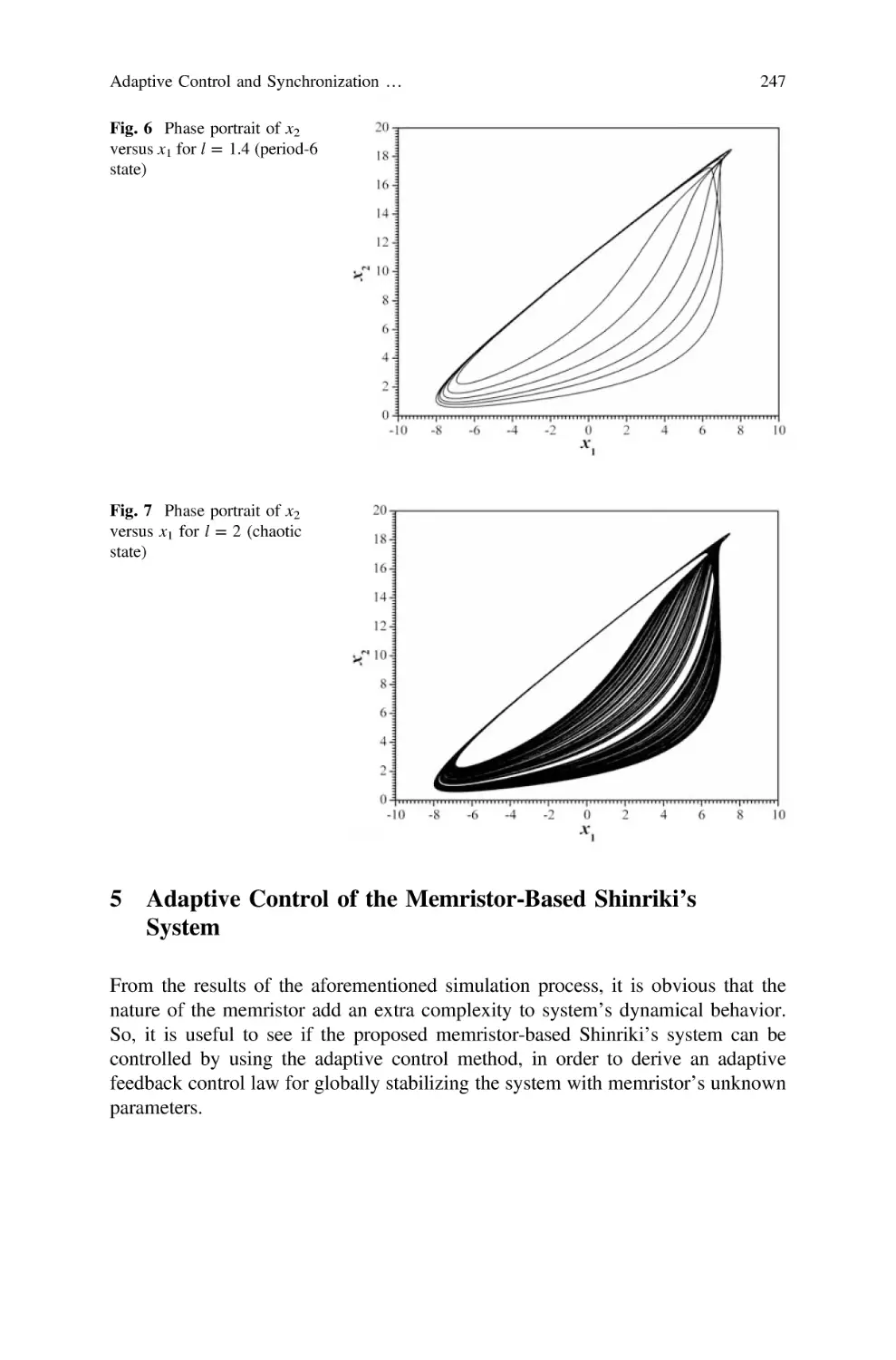 5 Adaptive Control of the Memristor-Based Shinriki’s System