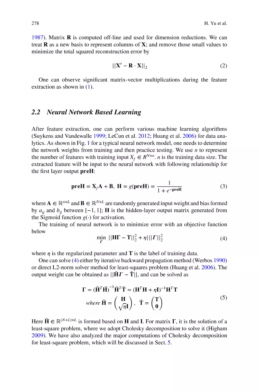 2.2 Neural Network Based Learning