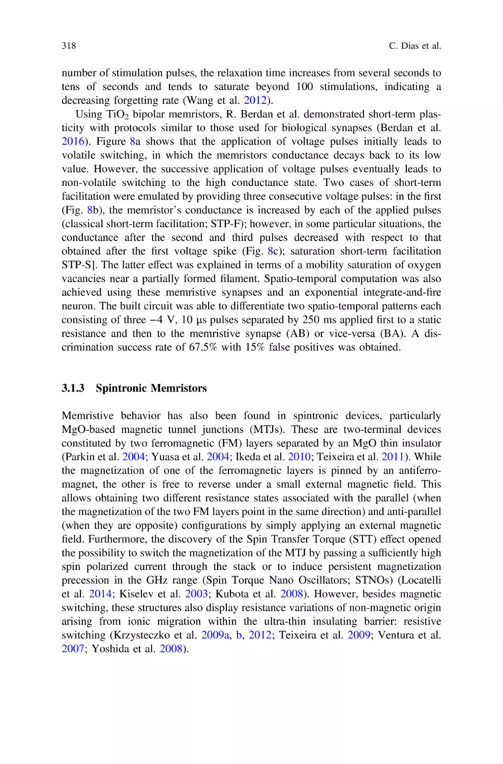 3.1.3 Spintronic Memristors