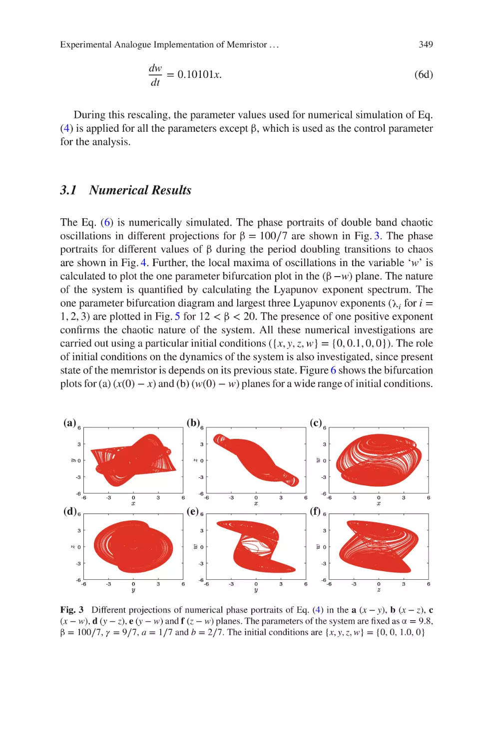 3.1 Numerical Results