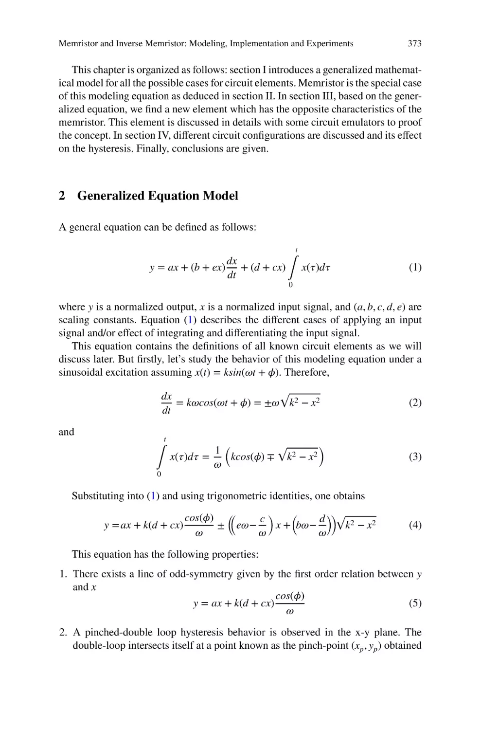 2 Generalized Equation Model