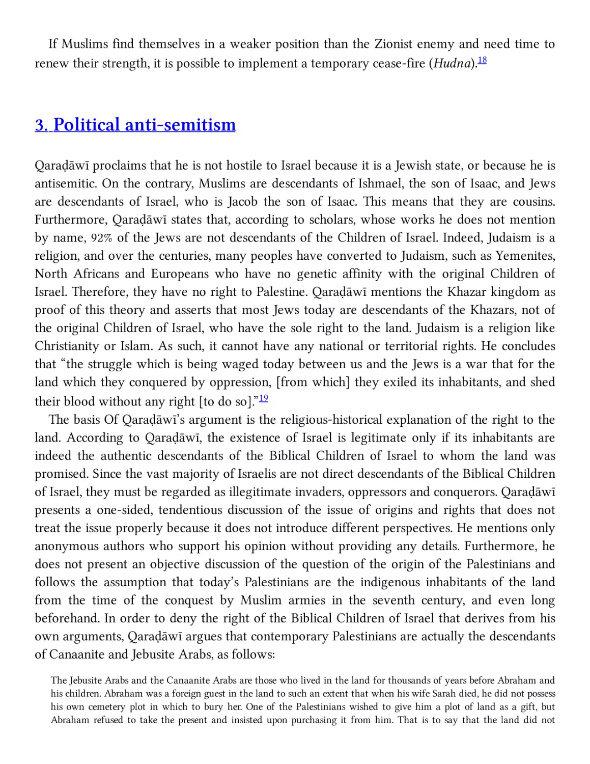 3. Political anti-semitism