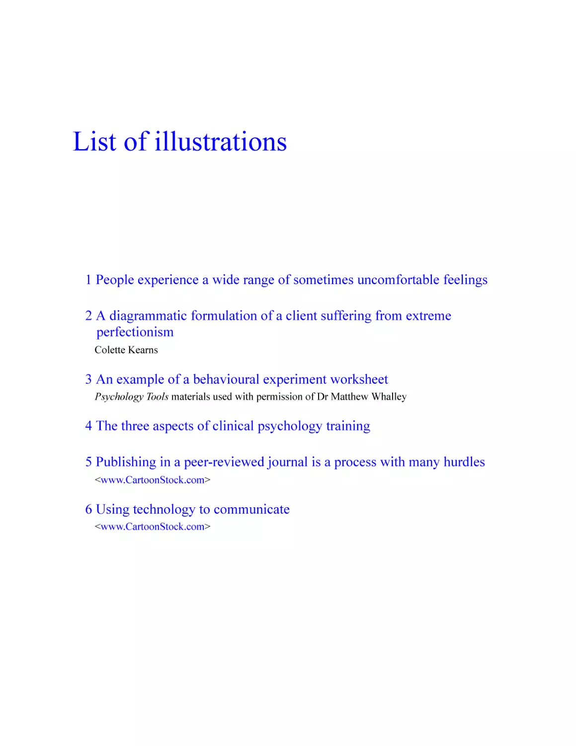 List of illustrations