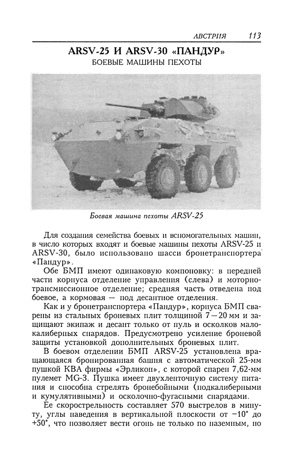 ARSV-25 и ARSV-30 «Пандур»