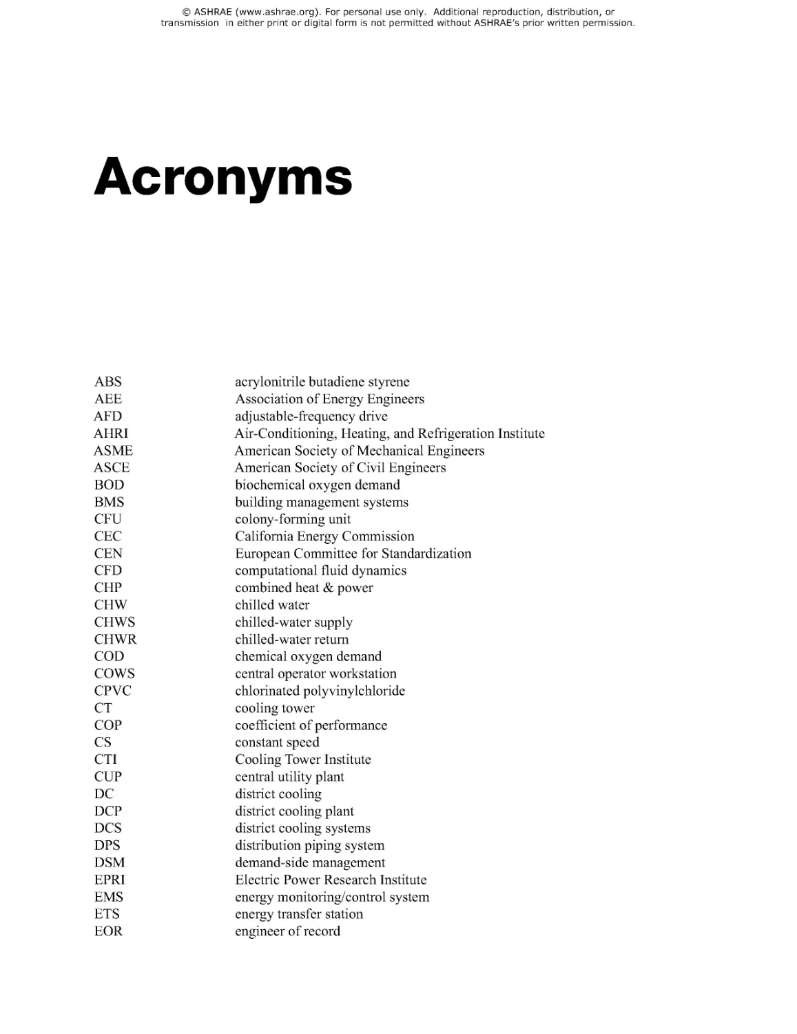 Acronyms