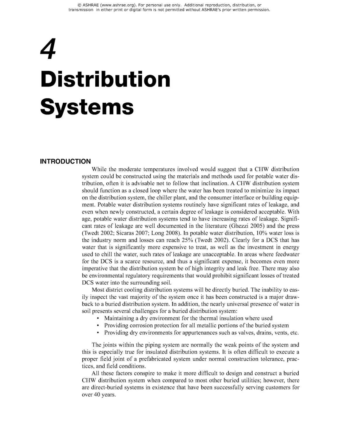 Distribution Systems