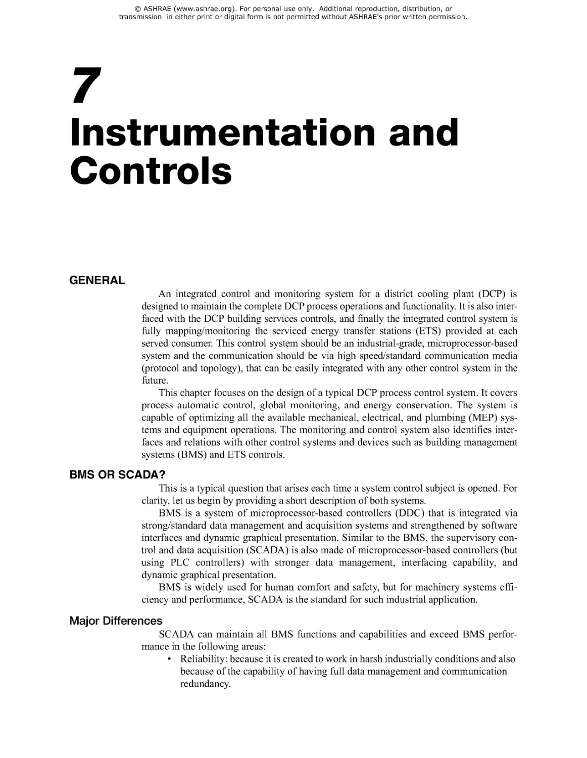 Instrumentation and Controls