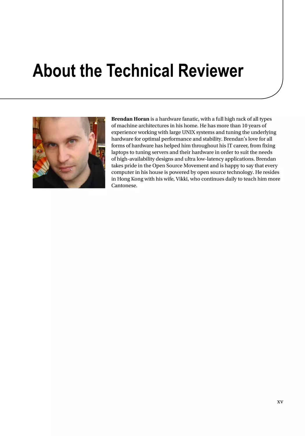 About the Technical Reviewer