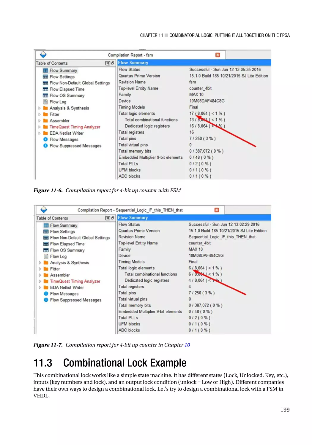 11.3 Combinational Lock Example